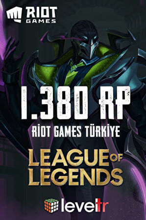 League Of Legends 1380 Rp Riot Points