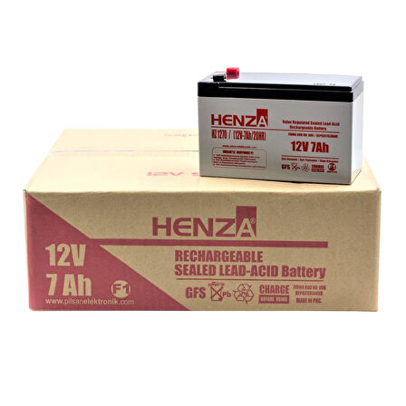 Henza 12V 7.0Ah 10 Adet Bakımsız Kuru Akü