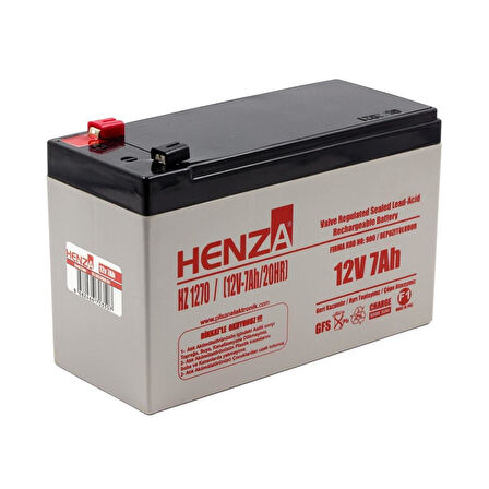 Henza 12V 7.0Ah 10 Adet Bakımsız Kuru Akü