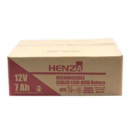 Henza 12V 7.0Ah 10 Adet Bakımsız Kuru Akü