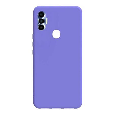 Smcase Tecno Spark 7 Pro Kılıf Mat Biye Silikon 