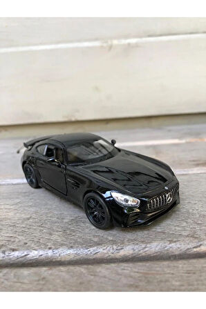 Welly Amg Gtr Diecast Metal Araba Model Araba Oyuncak Araba Çek Bırak Araba 12 Cm