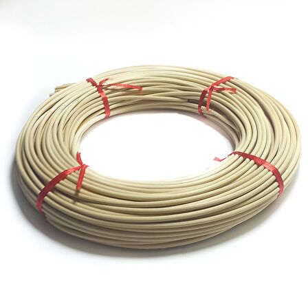 Rattan Doğal Bambu Çubuk 5 KG - 3,5 mm Örgü Rattan İp