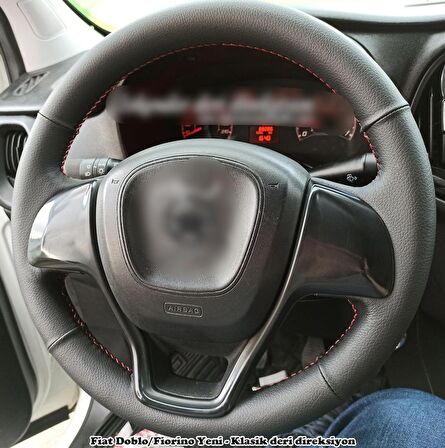 Fiat Doblo D4 (2015-2022) Araca Özel Direksiyon Kılıfı 