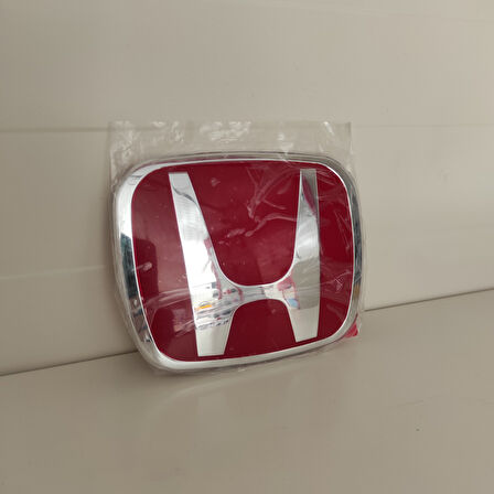 Honda Civic Fb7 Panjur Ve Bagaj Logosu Arması Kırmızı Takım 2 li 2012-2015