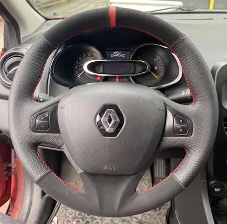 Renault Clio 4 FAZ 1 2014-2017 Araca Özel Direksiyon Kılıf TEYİT EDİNİZ DİREKSİYONUNUZLA