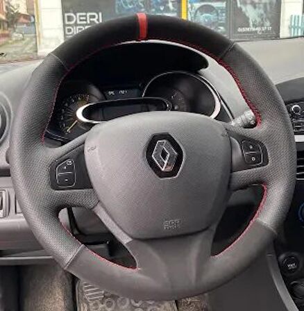 Renault Clio 4 FAZ 1 2014-2017 Araca Özel Direksiyon Kılıf TEYİT EDİNİZ DİREKSİYONUNUZLA