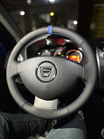 Dacia Stepway Araca Özel Direksiyon Dikmeli Direksiyon Kılıfı 