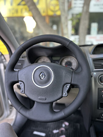 Renault Megane 2 Araca Özel Dikmeli Direksiyon Kılıfı 