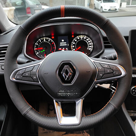 Renault Clio 5 Direksiyon Kılıfı ÜNİVARSAL KILIFTIR TAM KILIF DEĞİLDİR