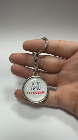 Honda Yazılı Metal Anahtarlık Çift Yönlü (1 ADET)