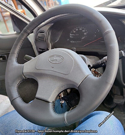 Hyundai H100 2003 Araca Özel Direksiyon Kılıfı (NOKTA DÜZ)