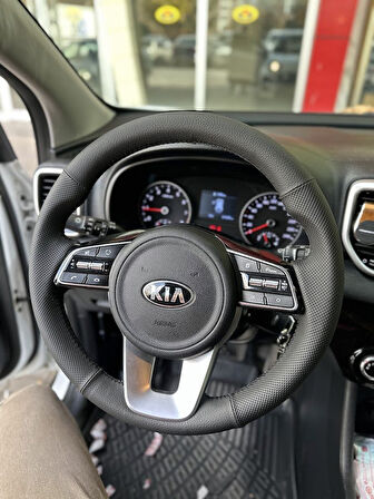 Kia Sportage 2020-2024 Araca Özel Direksiyon Kılıfı (NOKTA DÜZ)