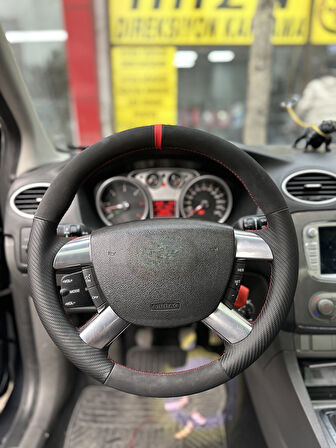 Ford Focus 2.5 Araca Özel Direksiyon Kılıfı (DERİSİ sökülüp Yapılması Gerekiyor)