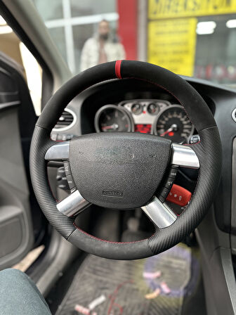Ford Focus 2.5 Araca Özel Direksiyon Kılıfı (DERİSİ sökülüp Yapılması Gerekiyor)