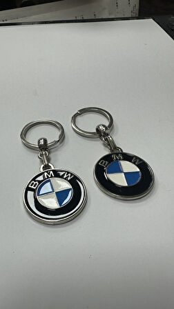 BMW Logolu Metal Otomobil Anahtarlığı 2 ADET