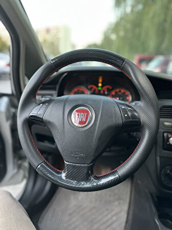 Fiat Linea Doblo- Fiorino Punto Tuşlu Araca Özel Dikmeli Direksiyon Kılıfı AÇIKLAMAMIZI OKUYUNUZ