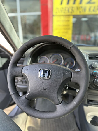 Honda Vtec2 Araca Özel Direksiyon Kılıfı Direksiyon Uyumlu (DÜZ MODEL)