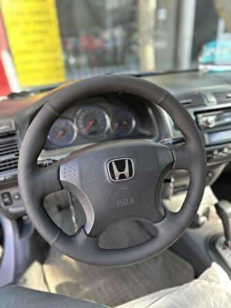 Honda Vtec2 Araca Özel Direksiyon Kılıfı Direksiyon Uyumlu (DÜZ MODEL)