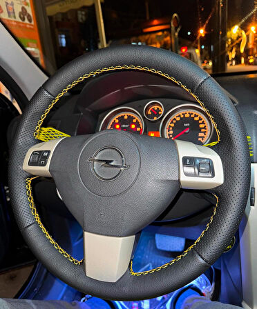 Opel Astra H Araca Özel Direksiyon Kılıfı (Orjinal Deri Sökülmesi Gerekmektedir )