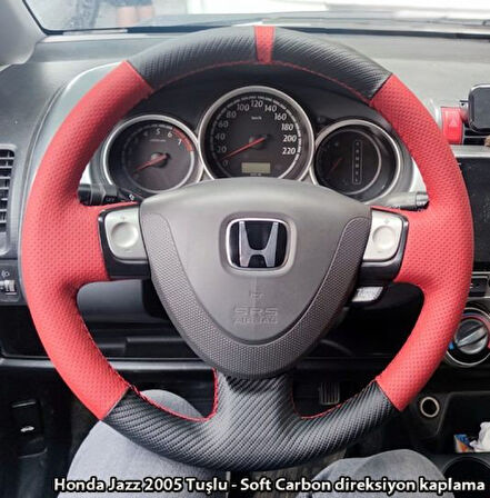 Honda Jazz 2005 Araca Özel Dikmeli Direksiyon Kılıfı 