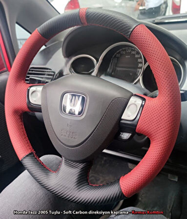 Honda Jazz 2005 Araca Özel Dikmeli Direksiyon Kılıfı 