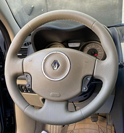 Megane 2 Araca Özel Direksiyon Kılıfı (Airbeg Rengiyle Aynı Renk)