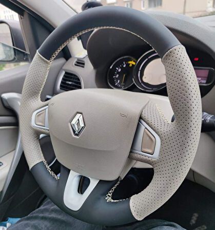 Megane 3 Araca Özel Direksiyon Kılıfı