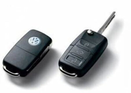 Volkswagen Polo Golf Jetta Passat Scirocco Caddy Amorak Tıguan Anahtar Kılıf SİYAH 1 ADET