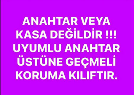 Togg T10x Uyumlu Anahtar Koruma kılıfı Siyah / Altın Detaylı Lütfen Anahtar Teyiti Yapınız
