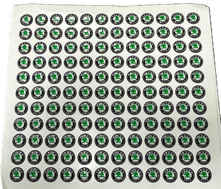 SKODA Anahtar Logo Amblemi Kumanda Logo Çap 1.4 cm 14 mm 2 Adet