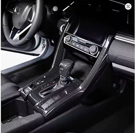 Honda Civic FC5 FK7 2016 - 2021 için karbon Fiber Vites Çerçevesi SAĞ SOL DİREKLERDE DAHİLDİR