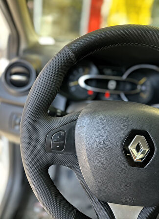 Clio 4 FAZ 1 2014-2017 Araca Özel Direksiyon Kılıfı (Makyajlı Kasalara Uyumlu Değildir)
