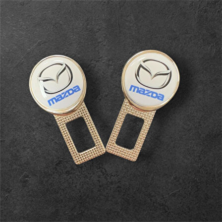 MAZDA Logolu Ikaz Ses Susturucu Metal Toka 2 Adet