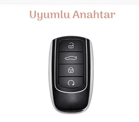Chery Tiggo 8 Pro Omoda 5 Tiggo 7 Avantgarde Silikon Anahtar Kılıf 2.Resime Bakınız