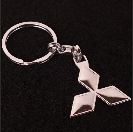  Mitsubishi Anahtarlık 3d Metal Otomobil Anahtarlığı 1 ADET