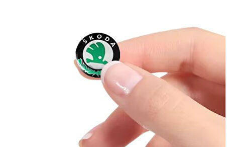 Skoda Octavia Kodiaq Fabia Superb Kamiq Karoq Kumanda Logo Yeti 14 mm 4 ADET