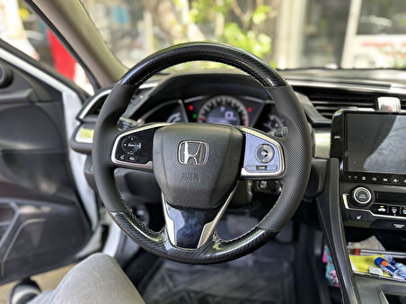 Honda Civic Fc5 Araca Özel Direksiyon Kılıfı ORJİNAL DERİSİ SÖKÜLEREK YAPILACAKTIR