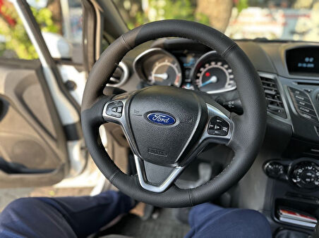 Ford Fiesta Titanyum Kasa Araca Özel Direksiyon Kılıfı