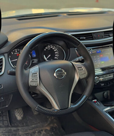 Nissan Qashqai 2014-2016 Araca Özel Direksiyon Kılıfı Uyumlu AÇIKLAMAYI OKUYUNUZ