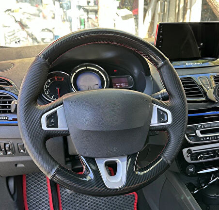 Renault Fluence Megane 3 Scenic Araca Özel Direksiyon Kılıfı Uyumlu AÇIKLAMAYI OKUYUNUZ