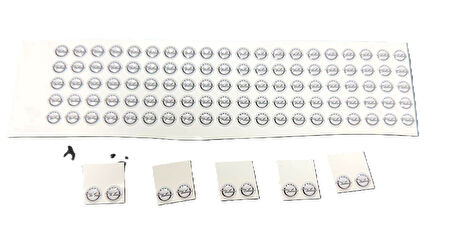 Opel Kumanda logo 9 mm 0.9 cm Damla Sticker Logo Seti 4 adet