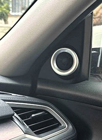 Honda Civic FC5-FK7 2016-2020 Hoparlör Halkası 2 Parça GRİ RENK