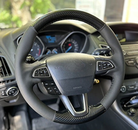 FOCUS 3,5 Araca Özgü Dikmeli Direksiyon Kılıfı F1 OLMAYAN DİREKSİYONA UYGUNDUR