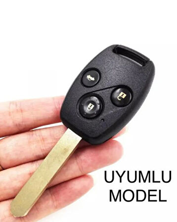 Honda Civic Fd6 Crv Accord Uyumlu 3 Tuşlu Silikon Anahtar Koruma Kılıfı Siyah Renk 2. RESİME BAKINIZ