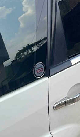 Cumhuriyet 100 Yaşında Silikon Logo 2 Adet Fiat - Egea - Cross - Fiorino (A KALİTE 1.SINIF)
