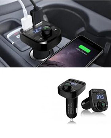 Araç Usb Mp3 Sd Kart Çakmaklık Girişli Oto Müzik Çalar Kiti Kablosuz Çakmak Girişi Carx8 