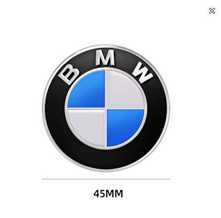 BMW Mavi Logo Araba Direksiyon Amblem Etiket 45 mm 4,5 CM 1 adet