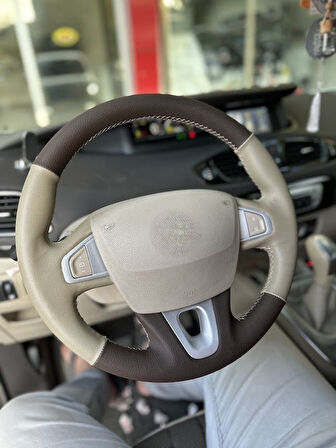 Fluence TUŞLU Araca Özel Direksiyon Kılıfı (AÇIKLAMAYI OKUYUNUZ)