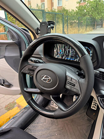 Hyundai İ20 2020-2025 Araca Özel Direksiyon Kılıfı (F1 OLMAYAN Araçlara Uyumludur)